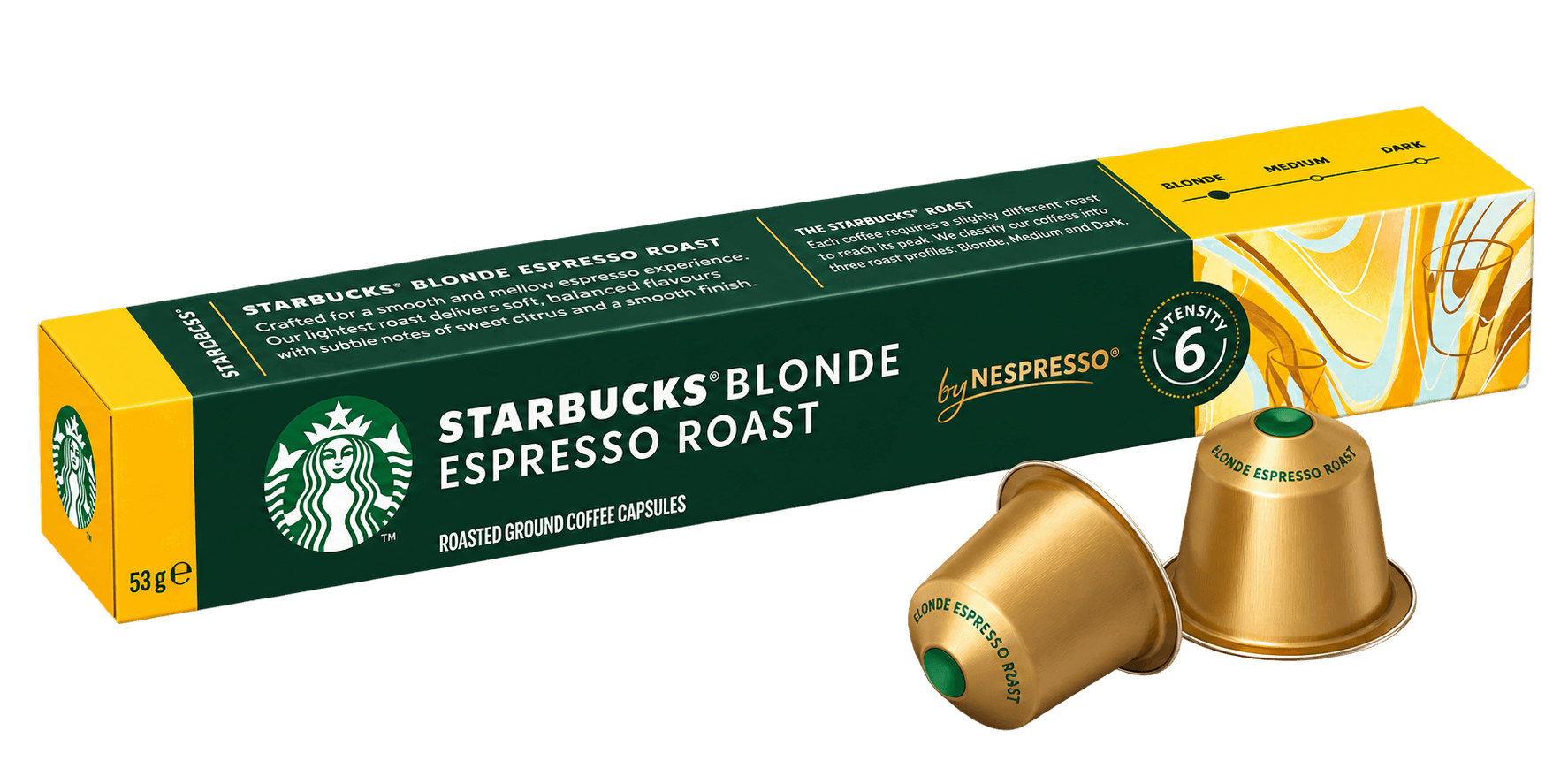 Blonde Roast - Starbucks Nespresso Compatible Pods