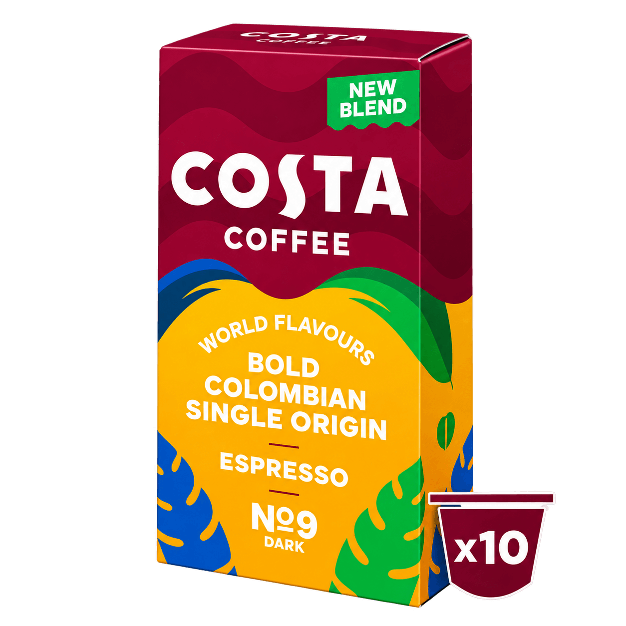 Colombian - Costa Coffee Nespresso Compatible Capsules