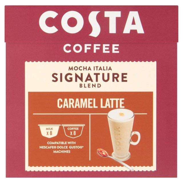 Coffee capsules NESCAFÉ® Dolce Gusto® Caramel Latte Macchiato, 8+8