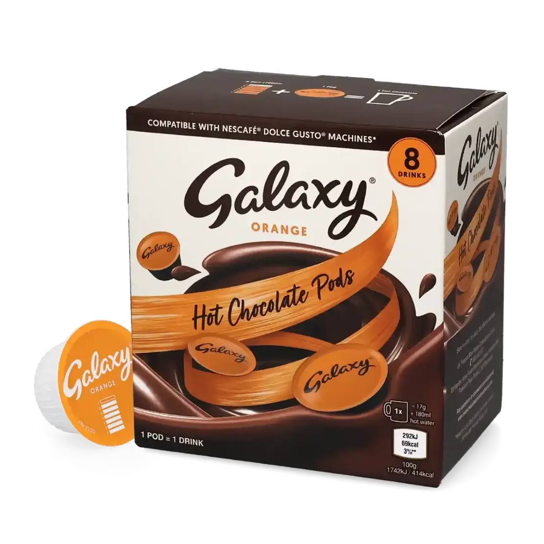 Galaxy Gingerbread Hot Chocolate Dolce Gusto Compatible Pods