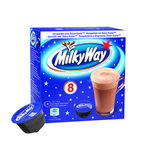 Milky Way Hot Chocolate Pods for Dolce Gusto