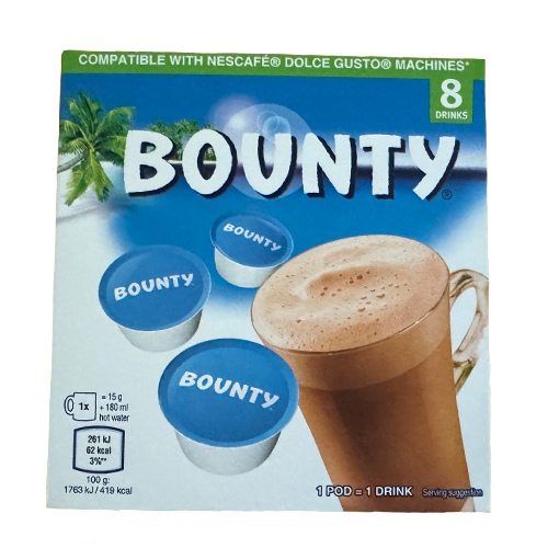 Bounty Hot Chocolate Pods for Nescafe Dolce Gusto