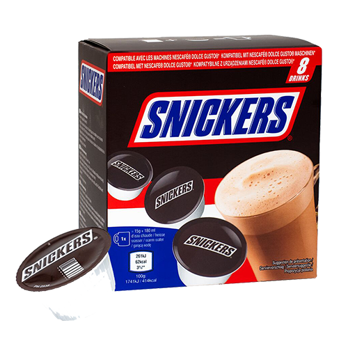 Snickers Hot Chocolate Pods for Dolce Gusto Machines