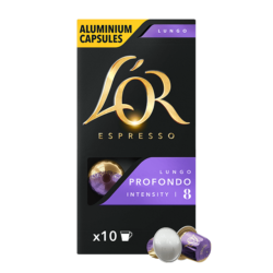 L'Or Profondo Lungo - Nespresso Compatible Capsules box of 10 pods