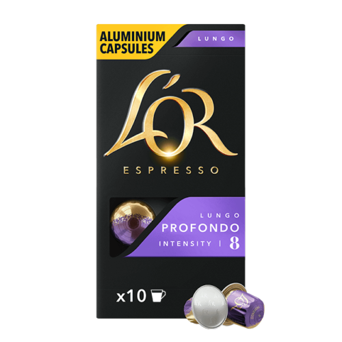 L'Or Profondo Lungo - Nespresso Compatible Capsules box of 10 pods