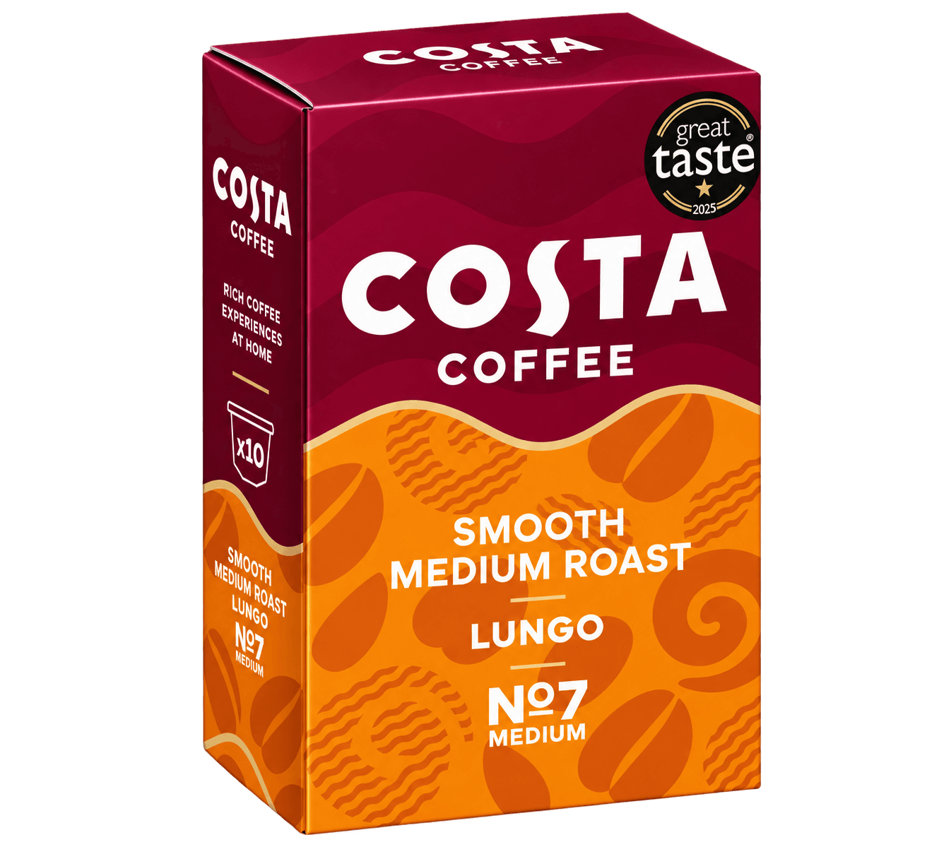 Smooth Medium Roast - Costa Coffee Nespresso Compatible Capsules